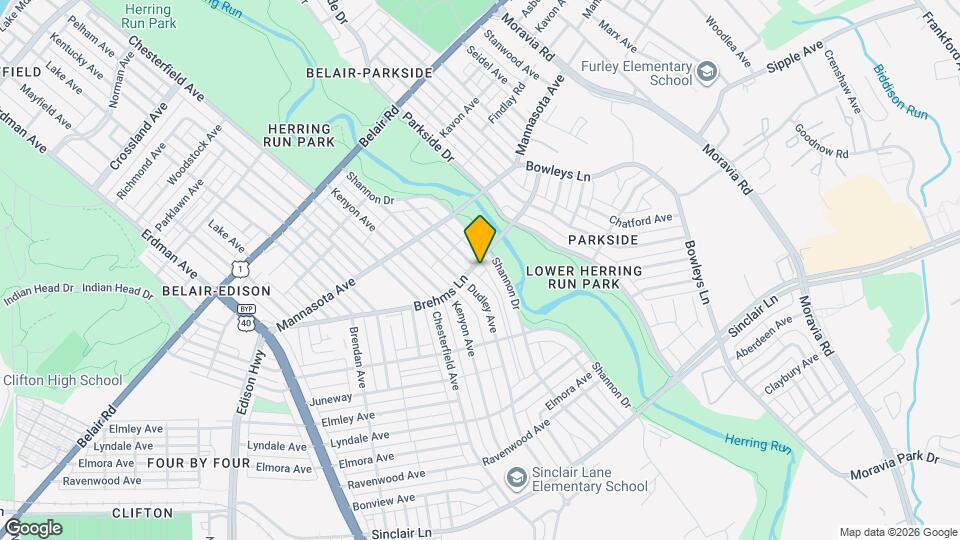 3909 Brehms Ln Mapa y Detalles de la Ubicación