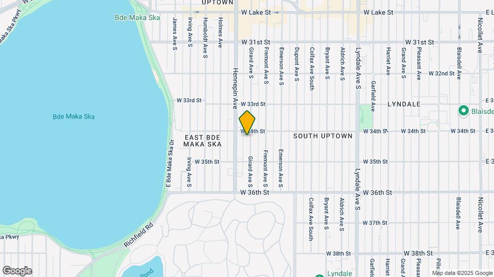 3410 Girard Ave S Map and Location Details