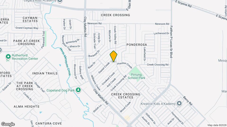 2737 Preston Creek Map and Location Details