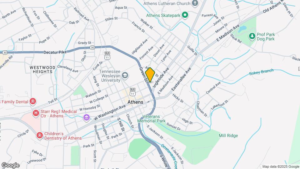 203 Green St Map and Location Details