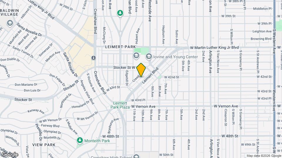 4253 1/2 Leimert Blvd, Unit 4255.25 Map and Location Details