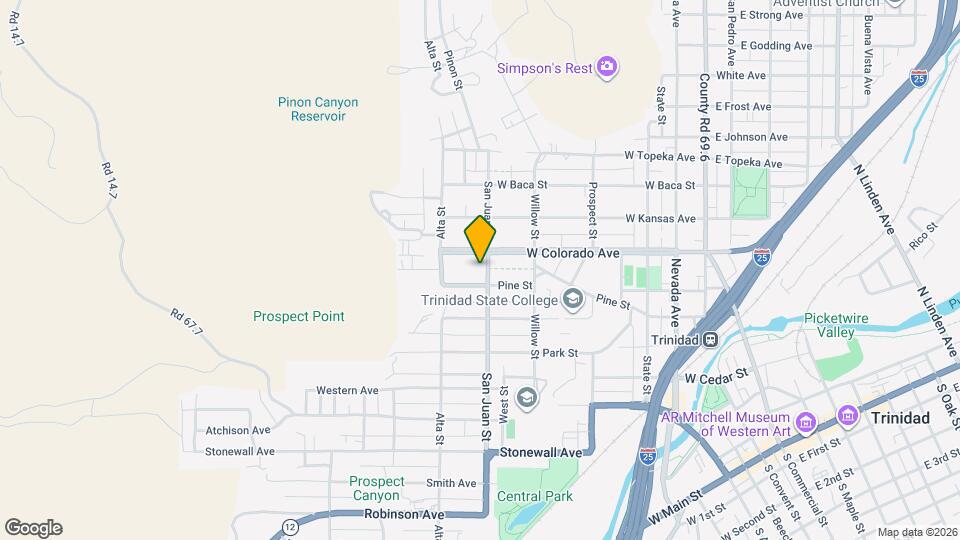 1209 San Juan St Map and Location Details