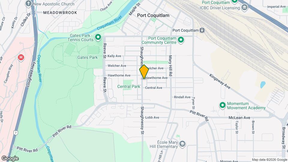 2268 Shaughnessy St Map and Location Details