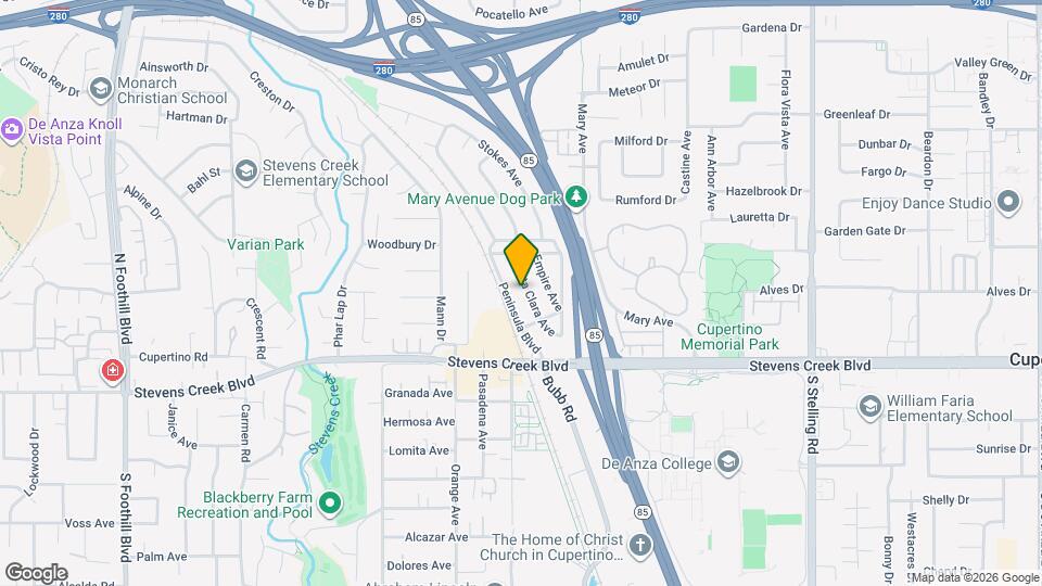 10173 Santa Clara Ave Map and Location Details