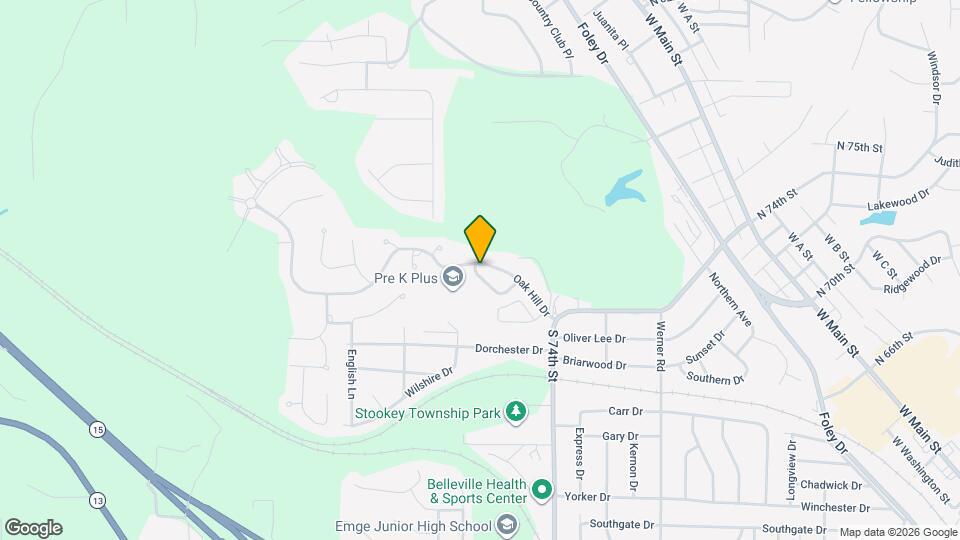 110 Oak Hill Dr Map and Location Details