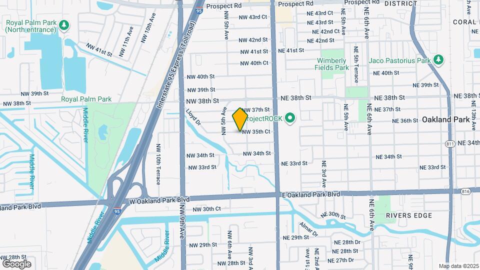 360 NW 35th Ct Map and Location Details