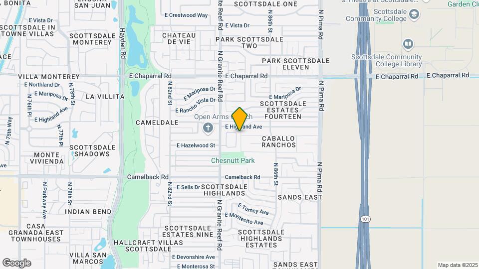 4747 N 84th Way Mapa y Detalles de la Ubicación
