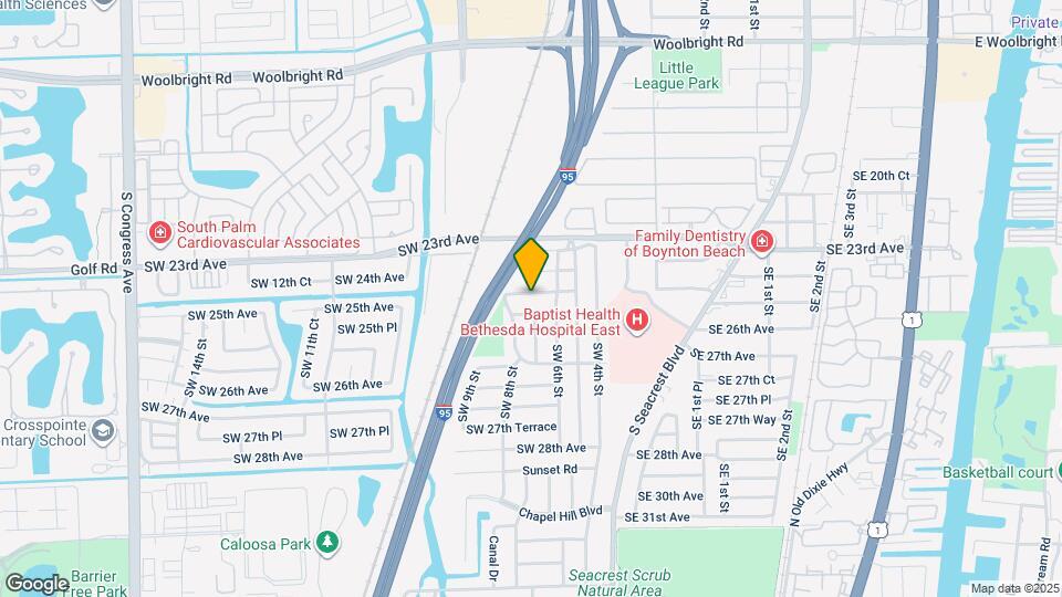 714 SW 25th Ave Map and Location Details