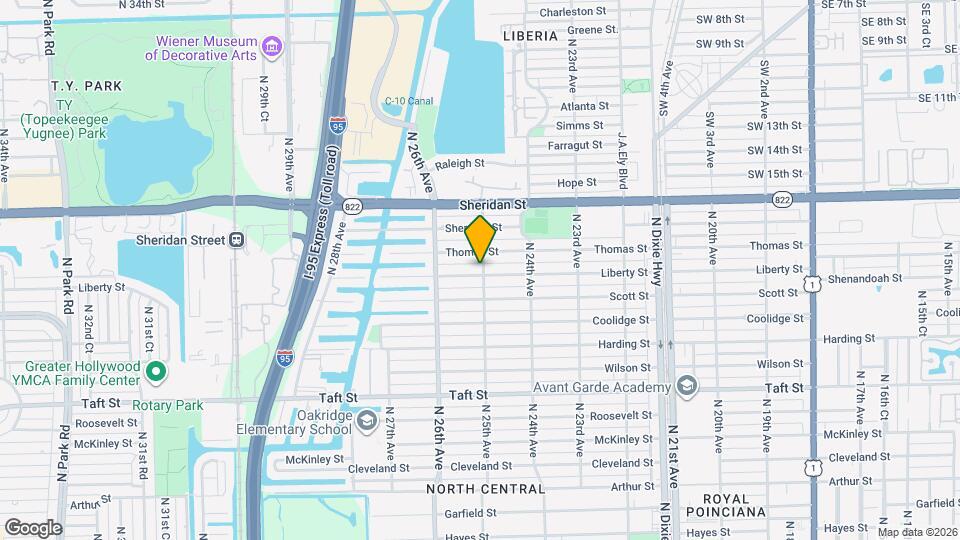 2214 N 25th Ave Map and Location Details