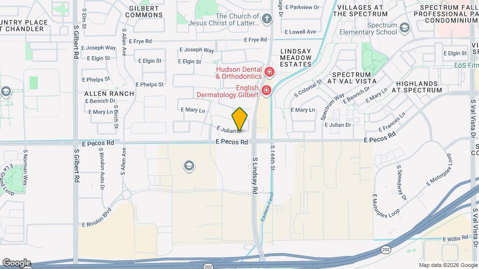 661 E Julian Dr Map and Location Details