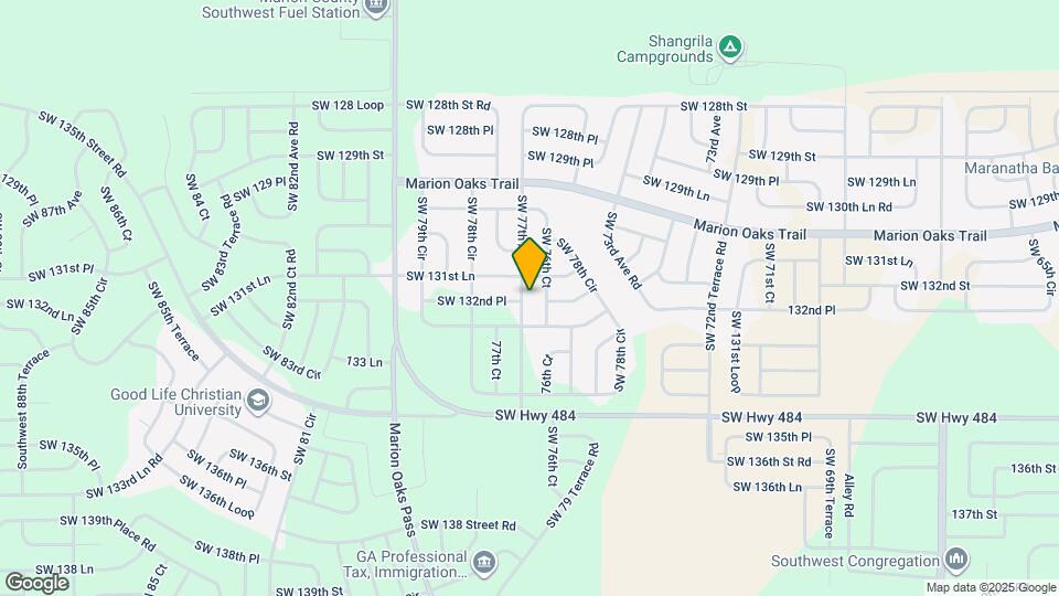 13249 SW 77th Ave Map and Location Details
