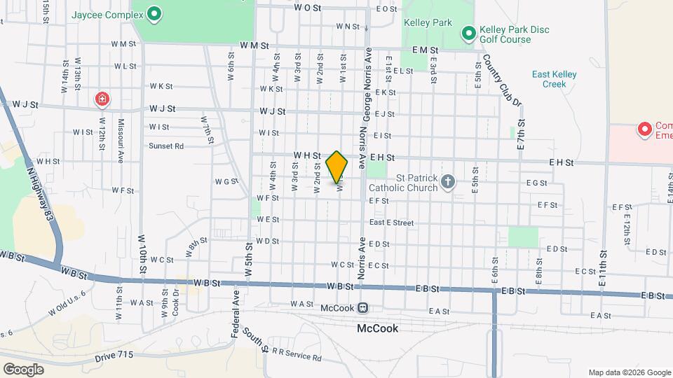 Kelley Creek Apartments Map and Location Details