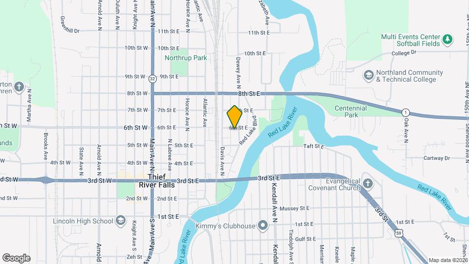 521 Dewey Ave N Mapa y Detalles de la Ubicación