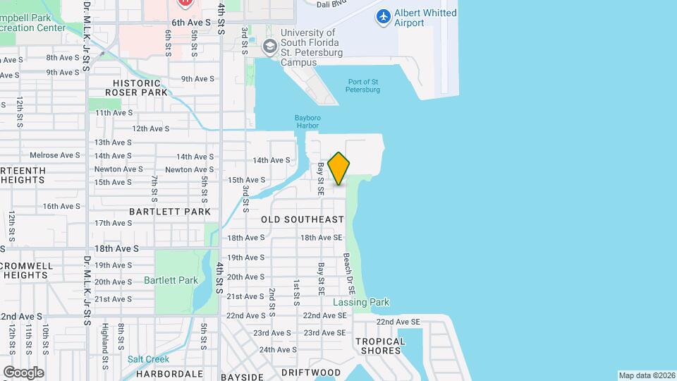 1527 1/2 Beach Dr SE, Unit Unit C Mapa y Detalles de la Ubicación