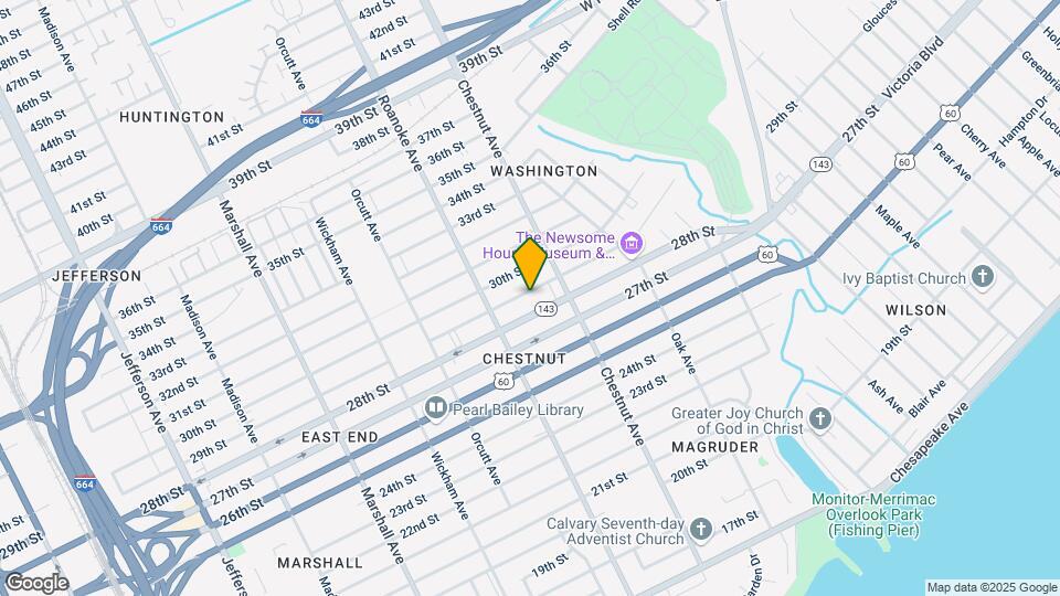 1136 29th St, Unit 1 Map and Location Details