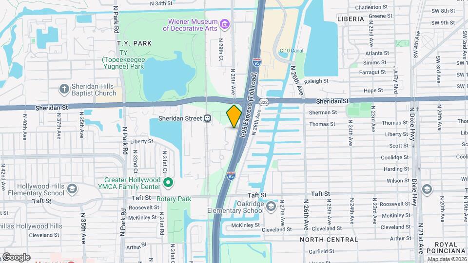 Cortland Hollywood Mapa y Detalles de la Ubicación