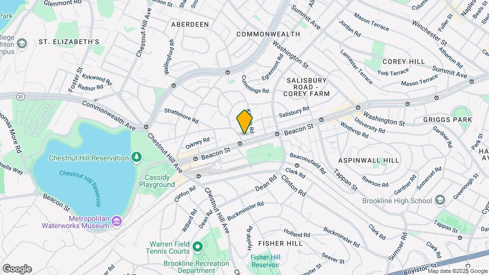 1834 Beacon St, Unit 16 Map and Location Details