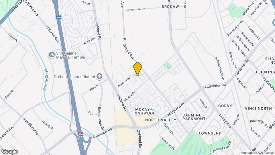 1950 Wayne Cir Map and Location Details