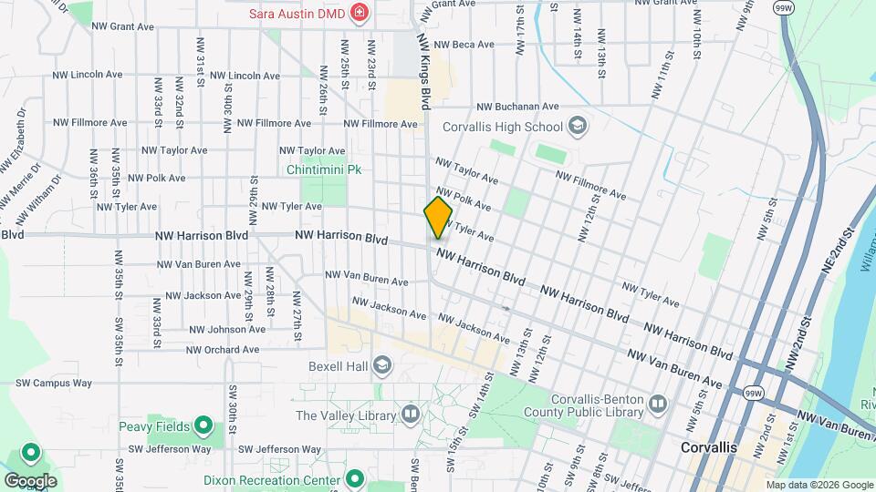 1805-1823 NW Harrison Blvd Map and Location Details