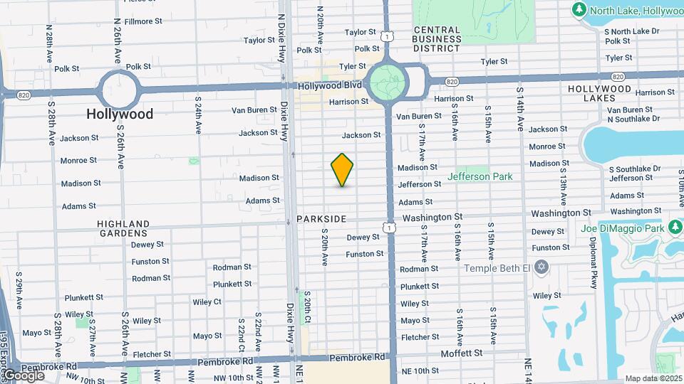Jefferson Street Apartments Map and Location Details