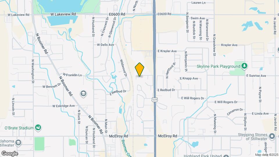 1400 N Perkins Rd Map and Location Details