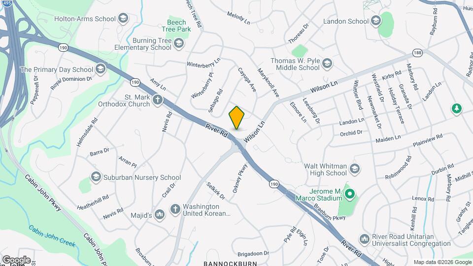 7510 Cayuga Ave Map and Location Details