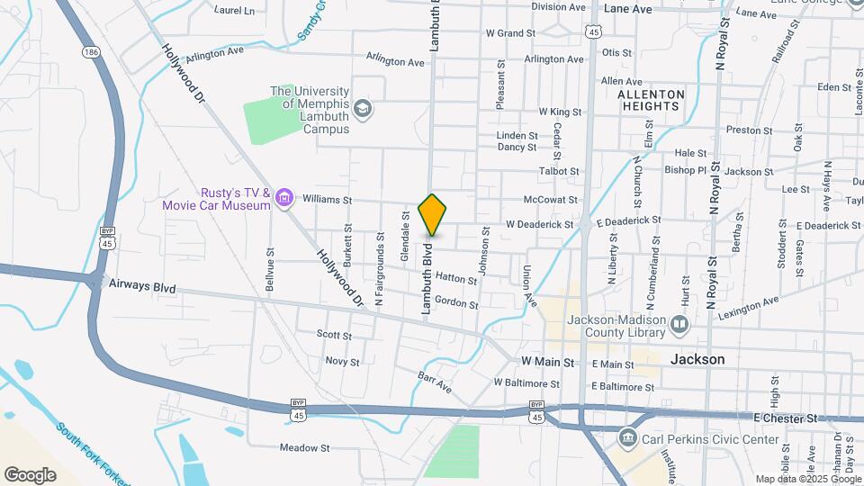 412 Lambuth Blvd Map and Location Details