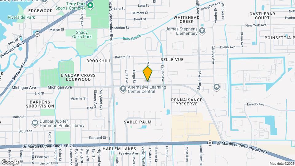 3653 Michigan Ave Map and Location Details