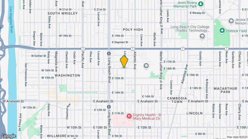 436 E 16th St Map and Location Details