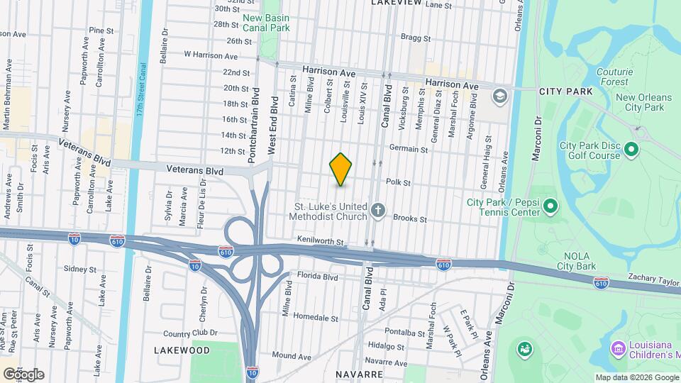 5949 Louisville St Mapa y Detalles de la Ubicación