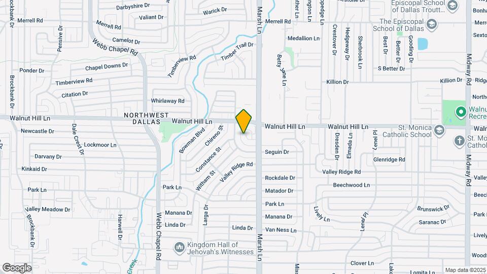 3606 Marsh Ln Pl Map and Location Details