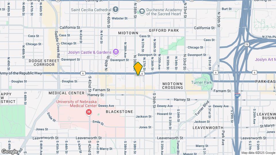 111 S 38th St Map and Location Details