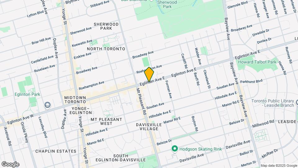 269-279 Eglinton Ave E Map and Location Details