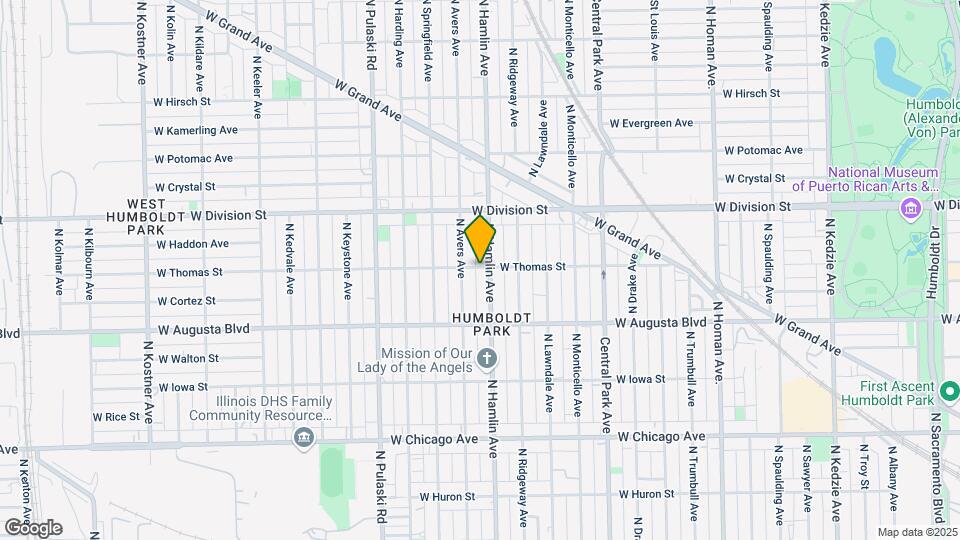 1056 N Hamlin Ave Mapa y Detalles de la Ubicación