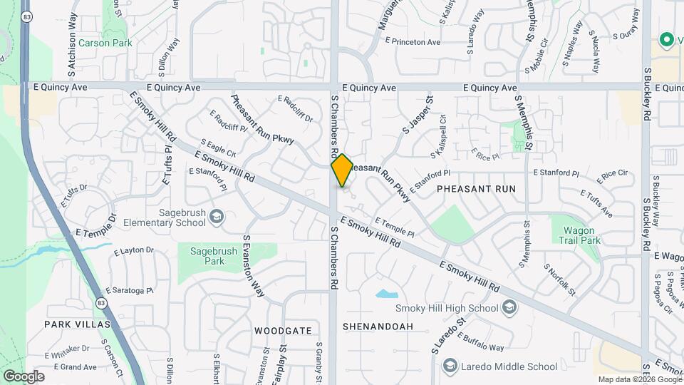 4571 S Hannibal St, Unit 28 Map and Location Details