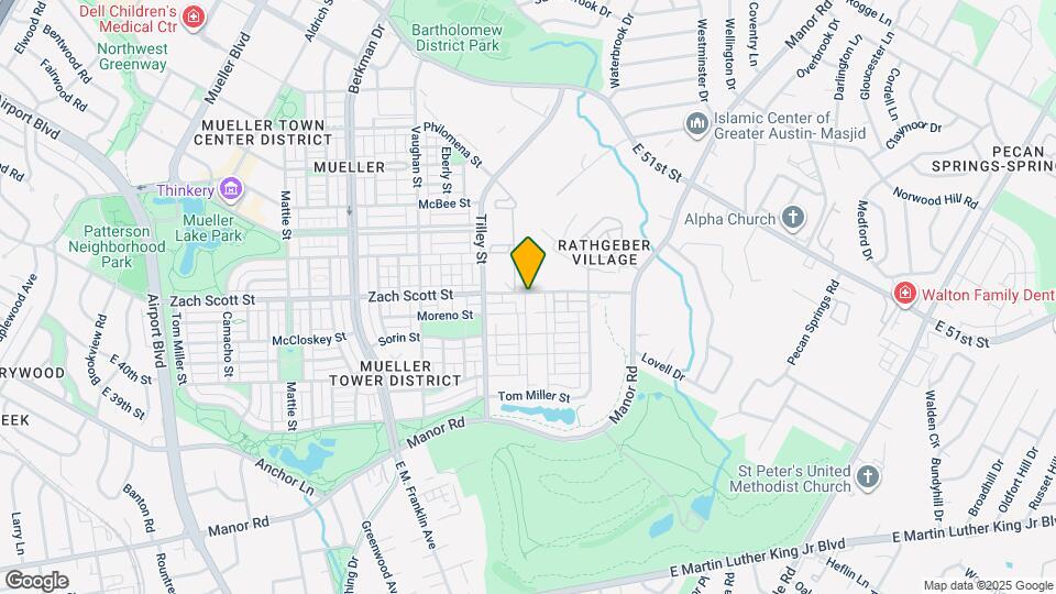 3201 Zach Scott St Map and Location Details