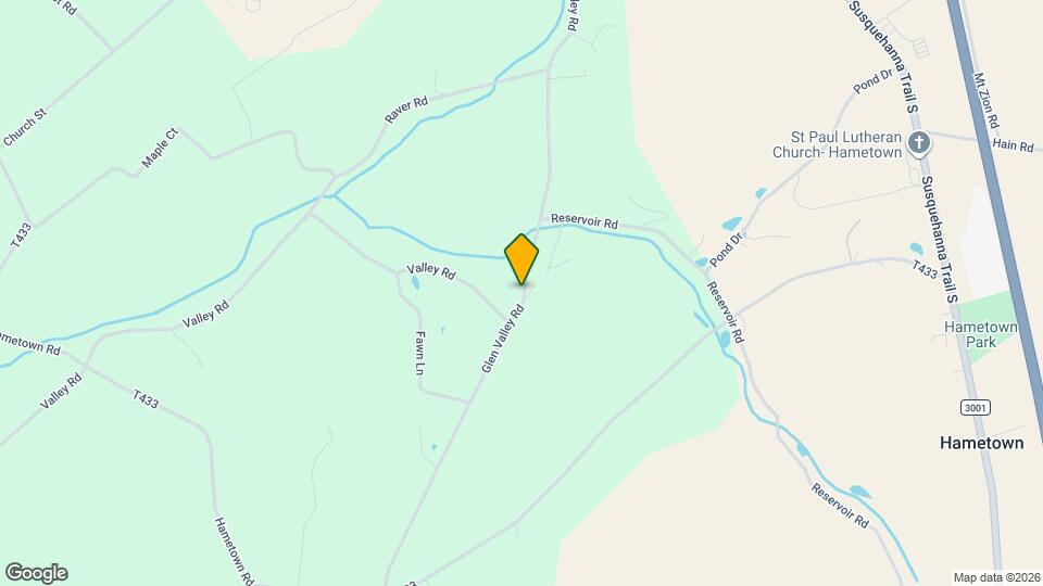 11522 Glen Valley Rd Map and Location Details