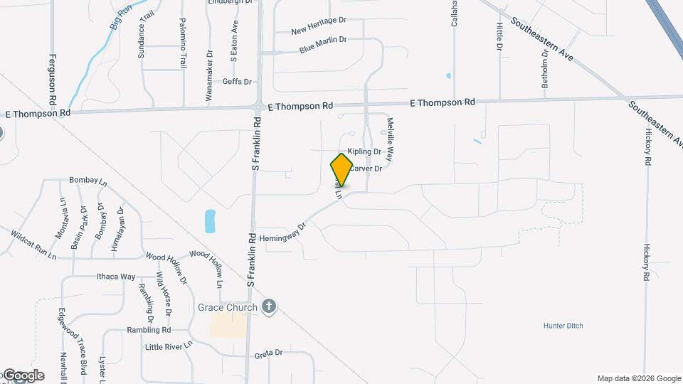 8720 Hemingway Dr Map and Location Details