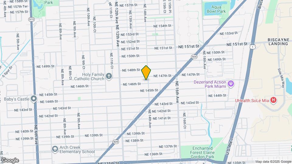 14600 NE 14th Ave Map and Location Details