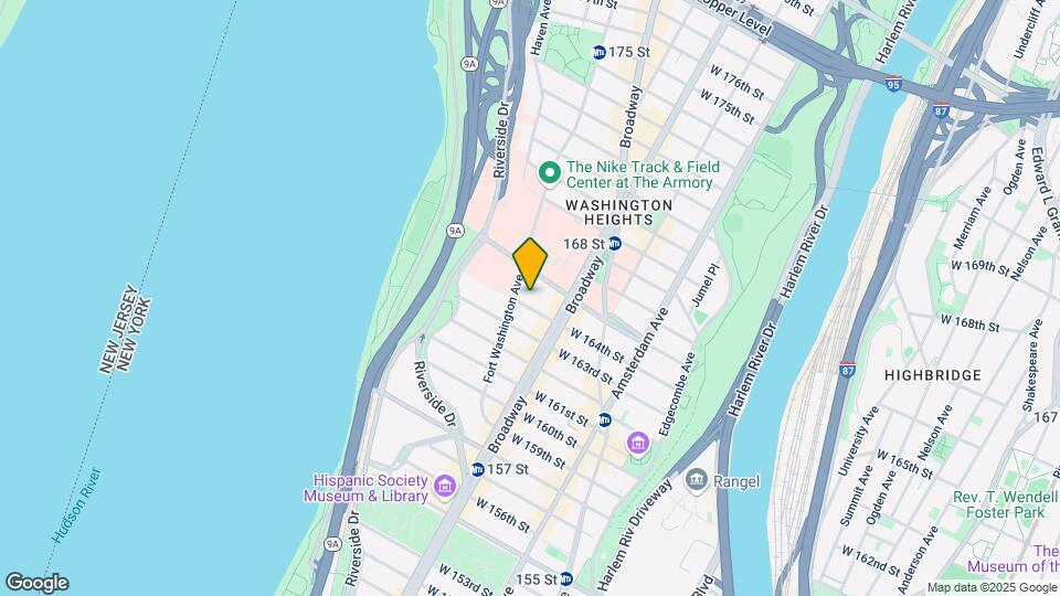 619-627 W 164th St Mapa y Detalles de la Ubicación
