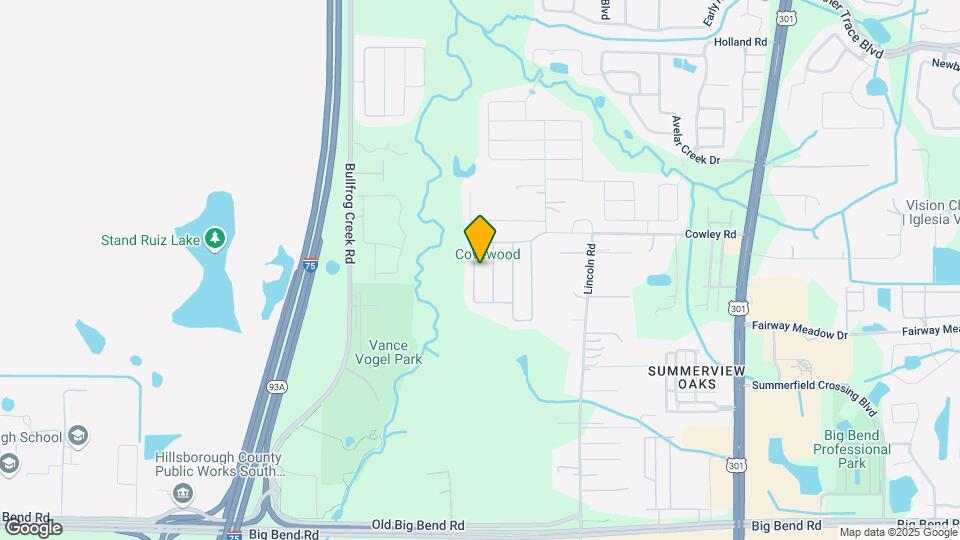 10041 Creek Bluff Dr Map and Location Details
