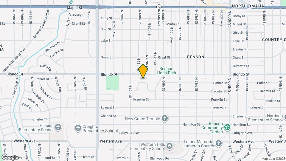 6650 Decatur St Map and Location Details