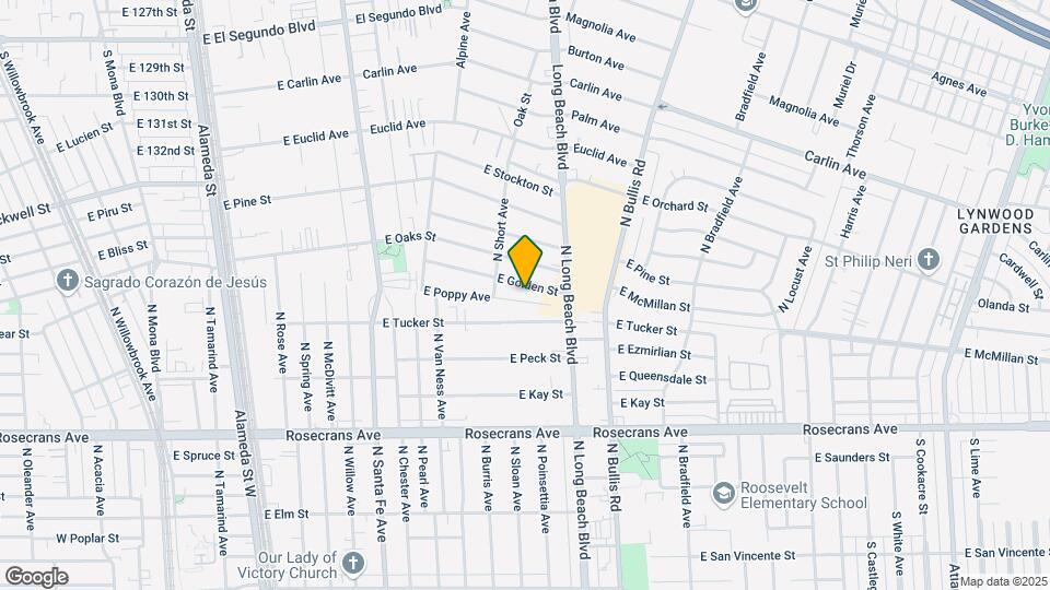 1208 E Golden St Mapa y Detalles de la Ubicación