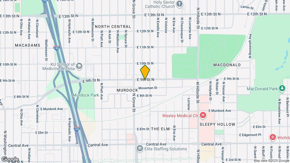 2513 E 9th St N Map and Location Details