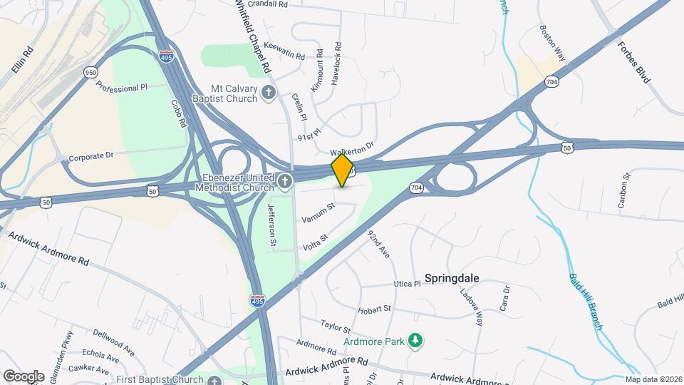 9103 Wallace Rd Map and Location Details