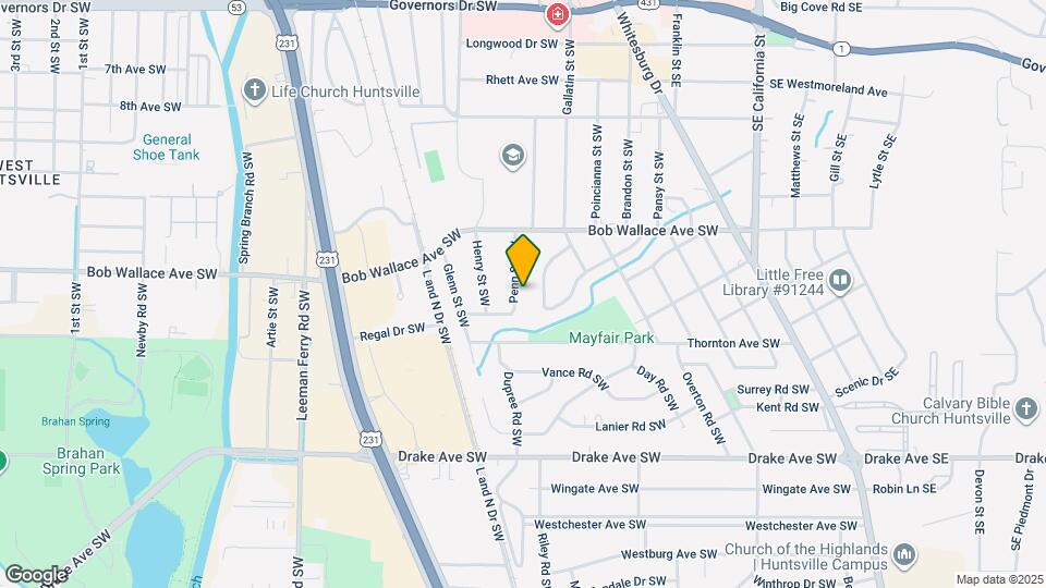 2415 Penn St SW Mapa y Detalles de la Ubicación