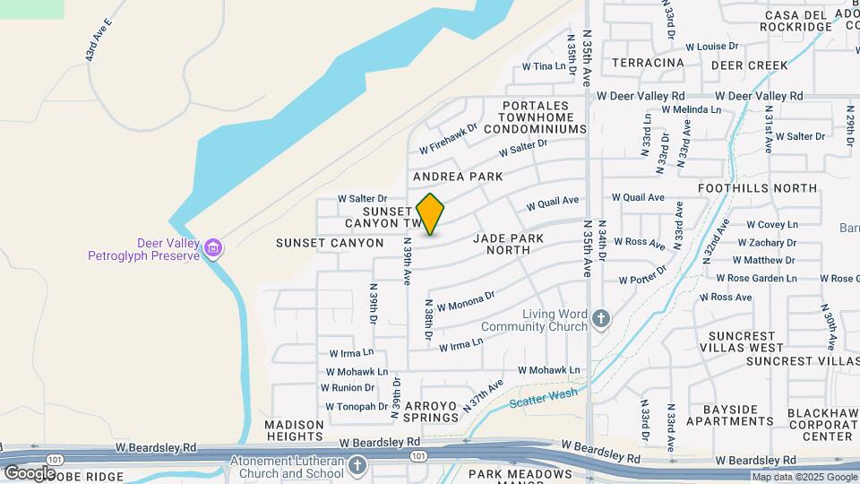 3820 W Quail Ave Map and Location Details