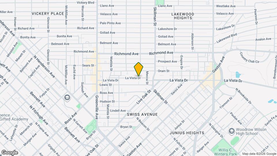 5946 La Vista Dr Map and Location Details