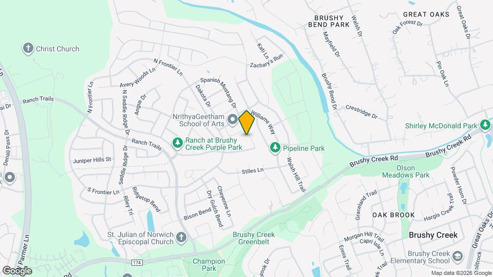 606 Spanish Mustang Dr Map and Location Details