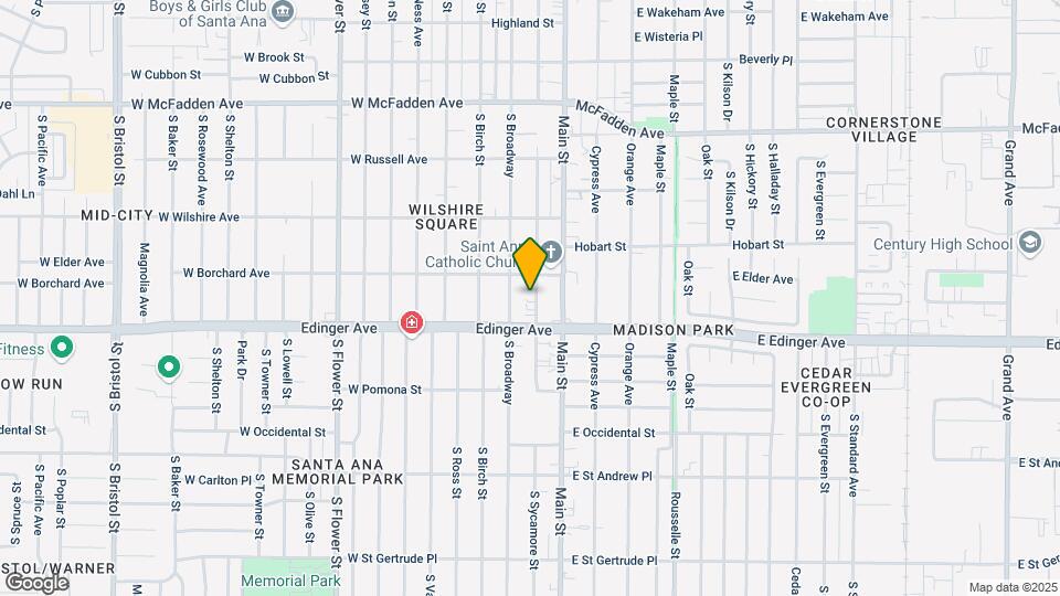 1418 S Sycamore St Mapa y Detalles de la Ubicación